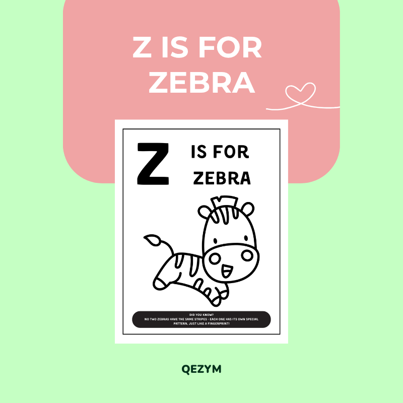 Z is for Zebra