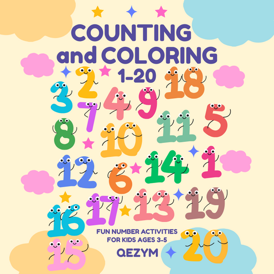 Counting & Tracing Workbook for Kids